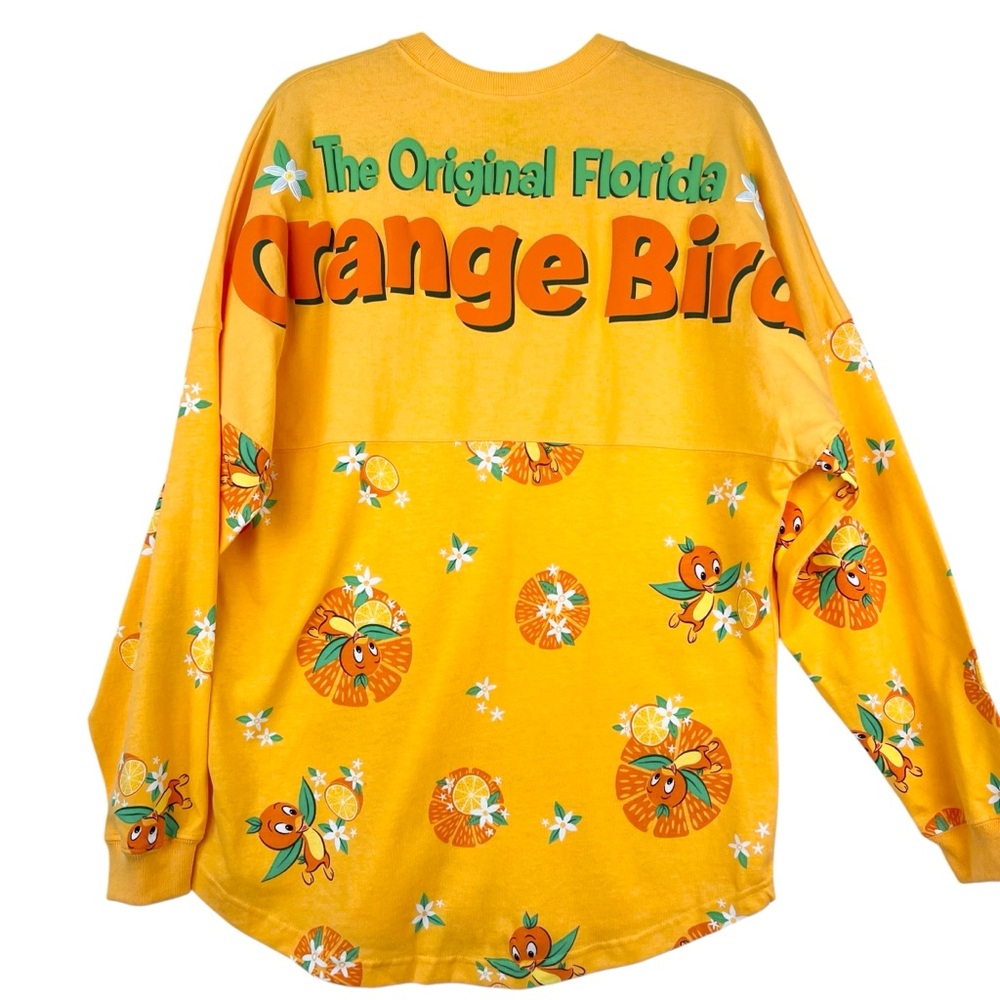 NWT Disney Parks Orange Bird Spirit Jersey Sz M Long Sleeve Epcot Vacation